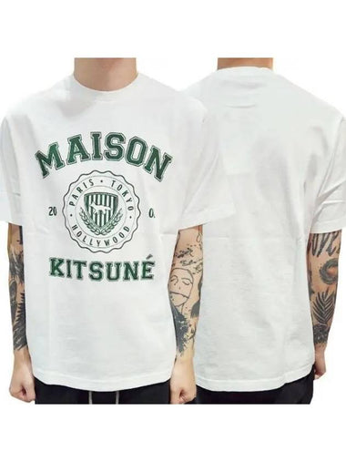 Varsity Logo Comfort Short Sleeve Tee Off Shoes 32126621 271502 1095889 - MAISON KITSUNE - BALAAN 1