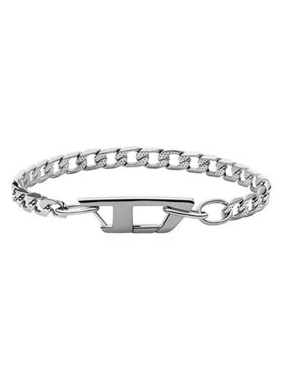 Chain Stainless Steel Bracelet Silver - DIESEL - BALAAN 2