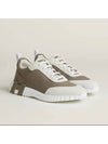 Bouncing Sneakers Mesh Suede Goatskin Beige Blanc - HERMES - BALAAN 4