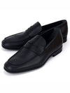 Men's Penny Leather Loafers Black - TOD'S - BALAAN 2