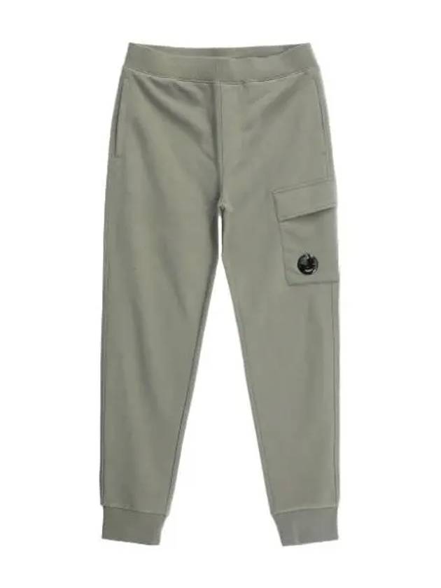 Diagonal Raised Fleece Jogger Pants Bronze Green - CP COMPANY - BALAAN 1