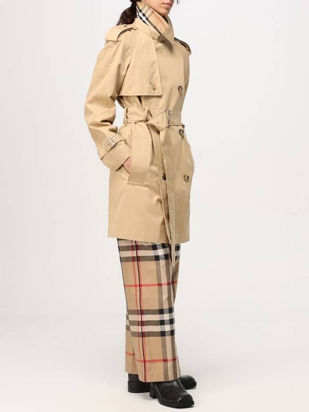 Vintage Check Cotton Trench Coat Beige - BURBERRY - BALAAN 3