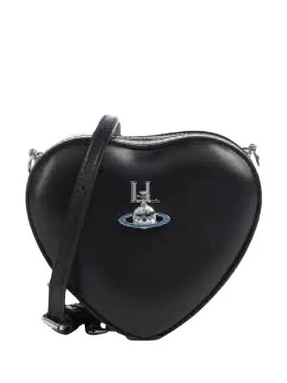 Mini Heart 24 Napa Cross Bag Black - VIVIENNE WESTWOOD - BALAAN 2