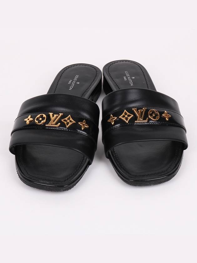 Black Revival Flat Mule 1A8W2A - LOUIS VUITTON - BALAAN 3