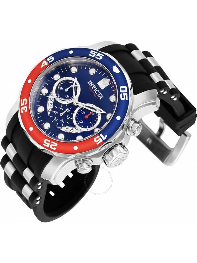 Invicta Pro Diver Chronograph GMT Quartz Black Dial Pepsi Bezel Men's Watch 44521 - INVICTA - BALAAN 2