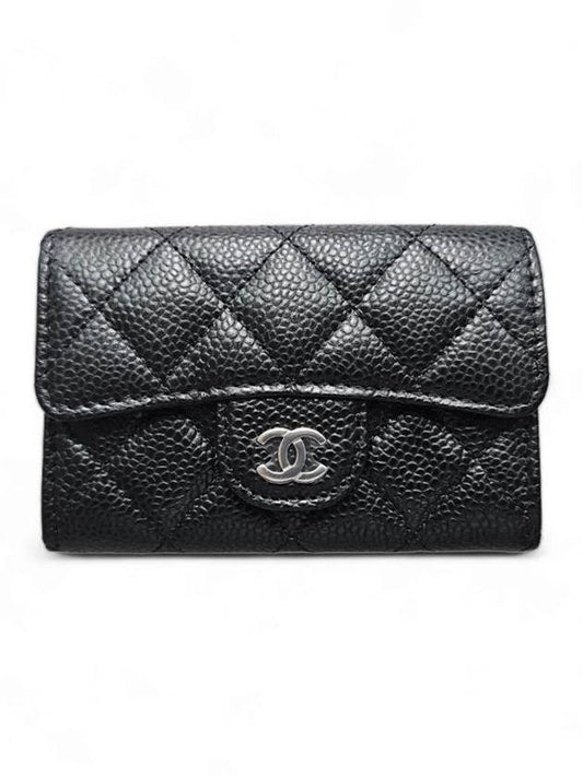 Classic card wallet black gold AP0214 - CHANEL - BALAAN 1