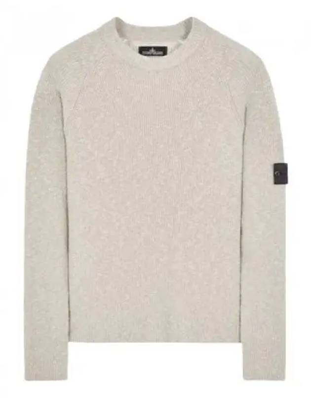 Shadow Project Waffen Patch Badge Knit Top Grey - STONE ISLAND - BALAAN 2