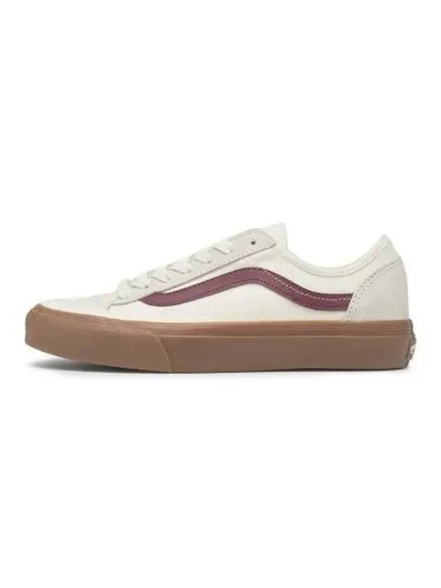 Style 136 Decon VR3 SF Low Top Sneakers Beige Burgundy - VANS - BALAAN 2