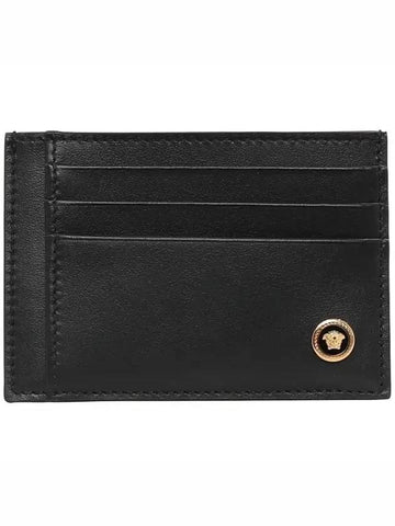 Medusa Logo Card Wallet Black - VERSACE - BALAAN 1