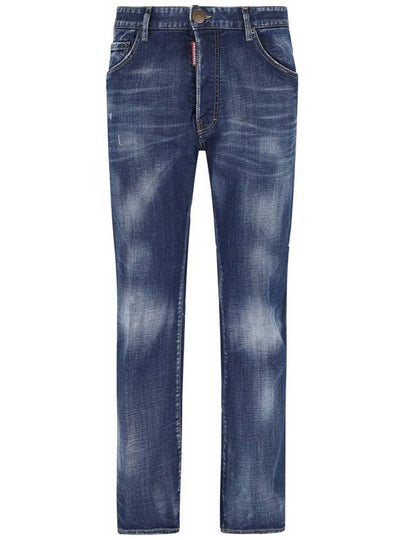 Denim Straight Pants S74LB1381 S30664470 BLUE - DSQUARED2 - BALAAN 2