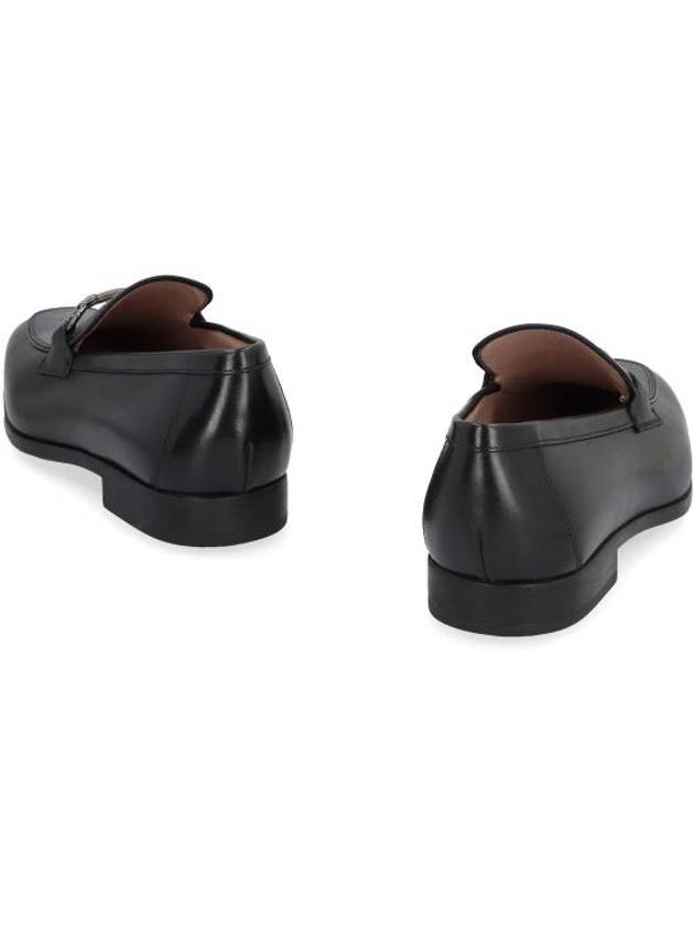 Men's Gancini Loafers Black - SALVATORE FERRAGAMO - BALAAN 5