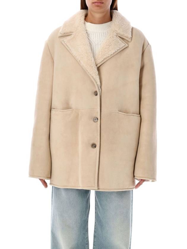 Cirebo shearling coat - LOULOU STUDIO - BALAAN 1