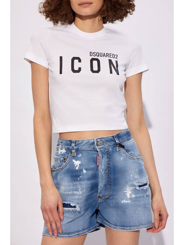 BE Icon Mini Cotton T-Shirt S80GC0062S24668961 B0710998340 - DSQUARED2 - BALAAN 4