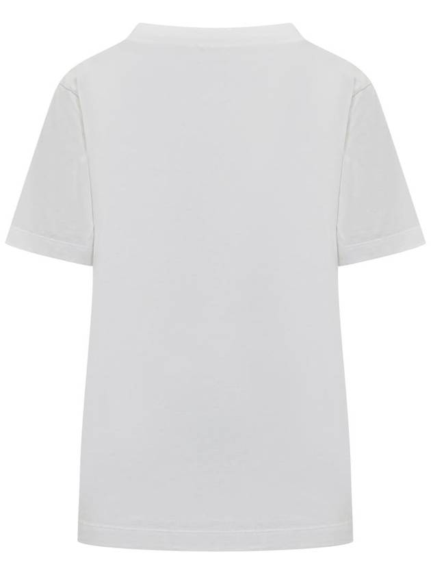 Crayon Logo Short Sleeve T-Shirt White - MARNI - BALAAN 3