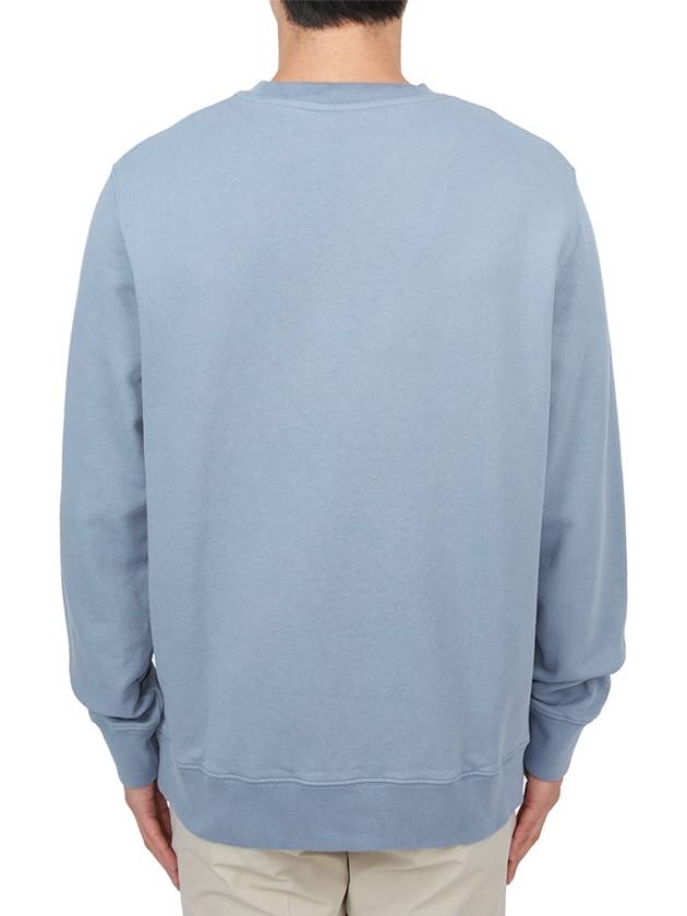 Fox Head Patch Regular Sweatshirt Blue - MAISON KITSUNE - BALAAN 4