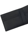 Logo Bifold Leather Half Wallet Black - BALLY - BALAAN 8