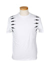 Lightning Bolt Short Sleeve T-Shirt White - NEIL BARRETT - BALAAN 2