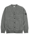 Lens Cotton Cardigan Grey - CP COMPANY - BALAAN 2