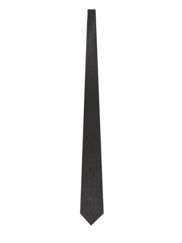 CD Diamond Silk Tie Black - DIOR - BALAAN 1