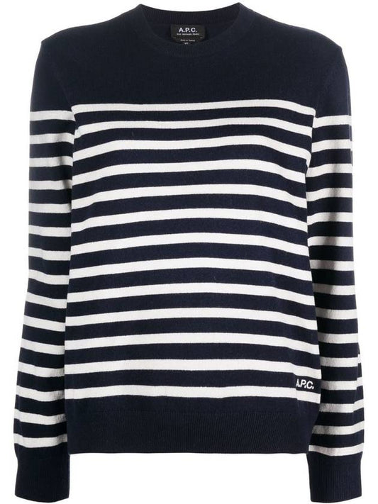 Matthew Cashmere Sweatshirt Navy - A.P.C. - BALAAN 2