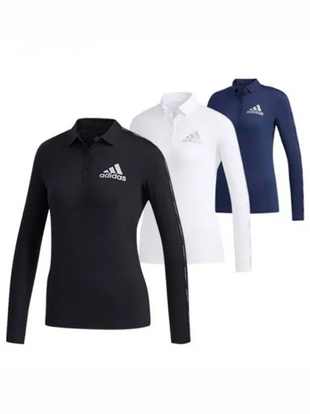 Polo T shirt Functional women s long sleeved FJ2445 Domestic product GQG022081776661 - ADIDAS GOLF - BALAAN 1