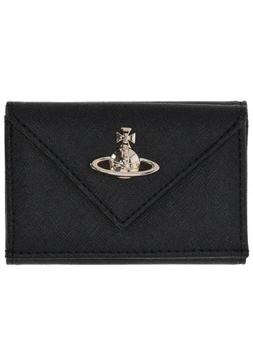 Vivienne Westwood Snap Lock Wallet 5115002EWS000B N402 - VIVIENNE WESTWOOD - BALAAN 1