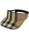 Vintage Check Cotton Visor Hat Archive Beige - BURBERRY - BALAAN 1