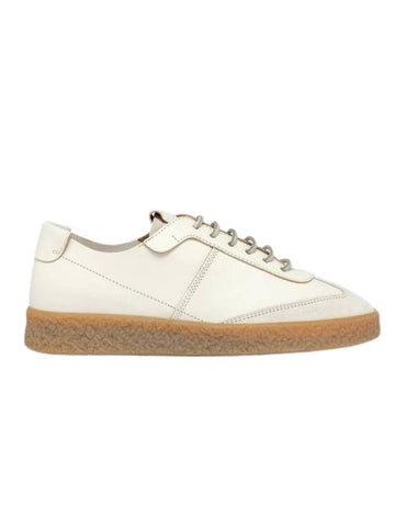 Crespo Leather Low Top Sneakers White - BUTTERO - BALAAN 1