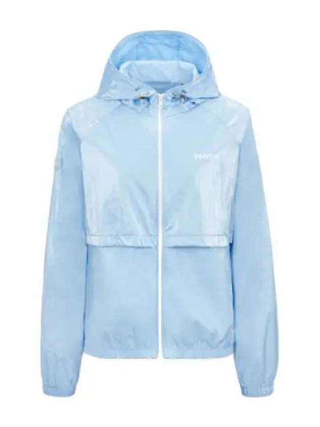 Oksa Light Blue Women s Wind Jacket Jumper - DUVETICA - BALAAN 1