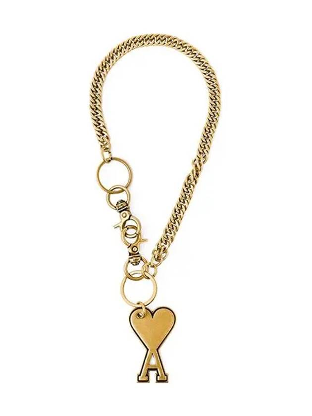 Heart Logo Metal Key Holder Gold - AMI - BALAAN 3