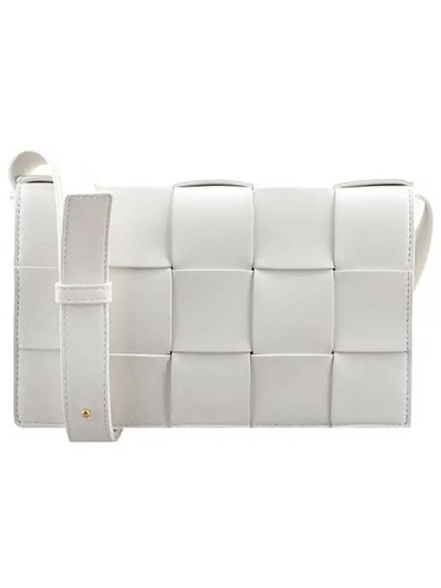 Intrecciato Cassette Cross Bag White - BOTTEGA VENETA - BALAAN 2