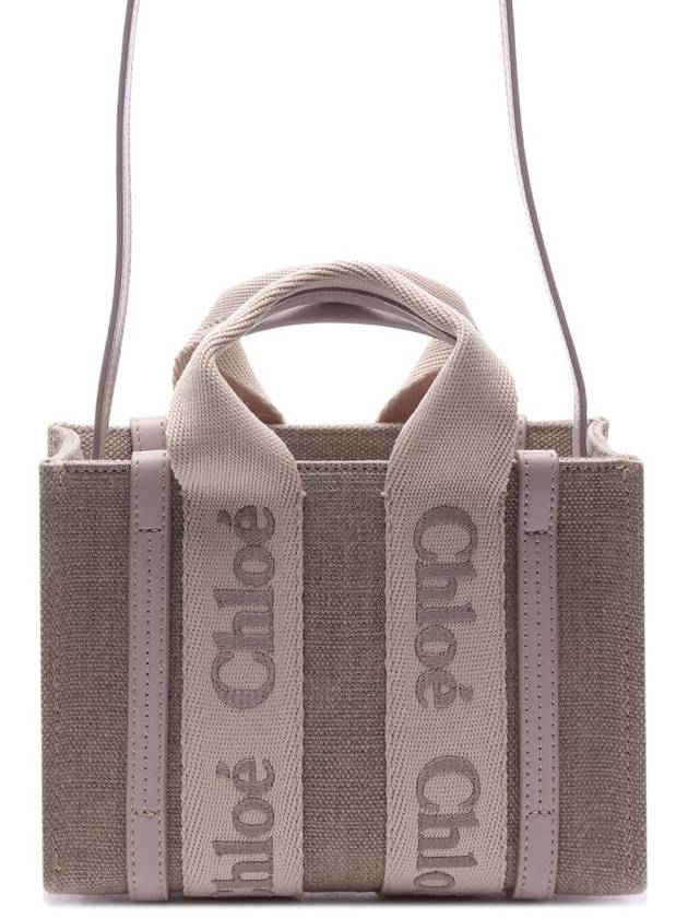 Woody Mini Tote Bag Beige - CHLOE - BALAAN 3