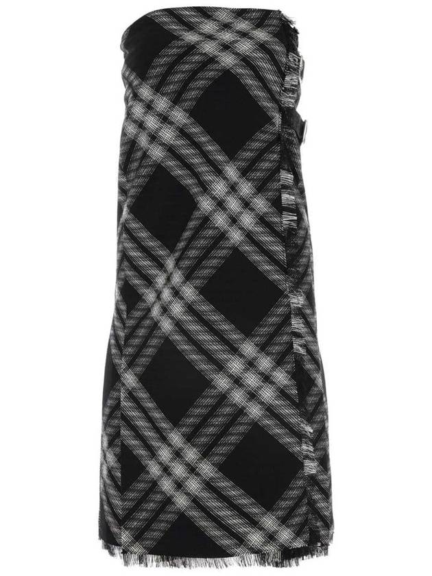 24 ss Wool KILT Dress WITH Check Motif 8083033A7680 B0651009600 - BURBERRY - BALAAN 2