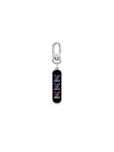 LV Skateboard Bag Charm Key Holder Black - LOUIS VUITTON - BALAAN 1