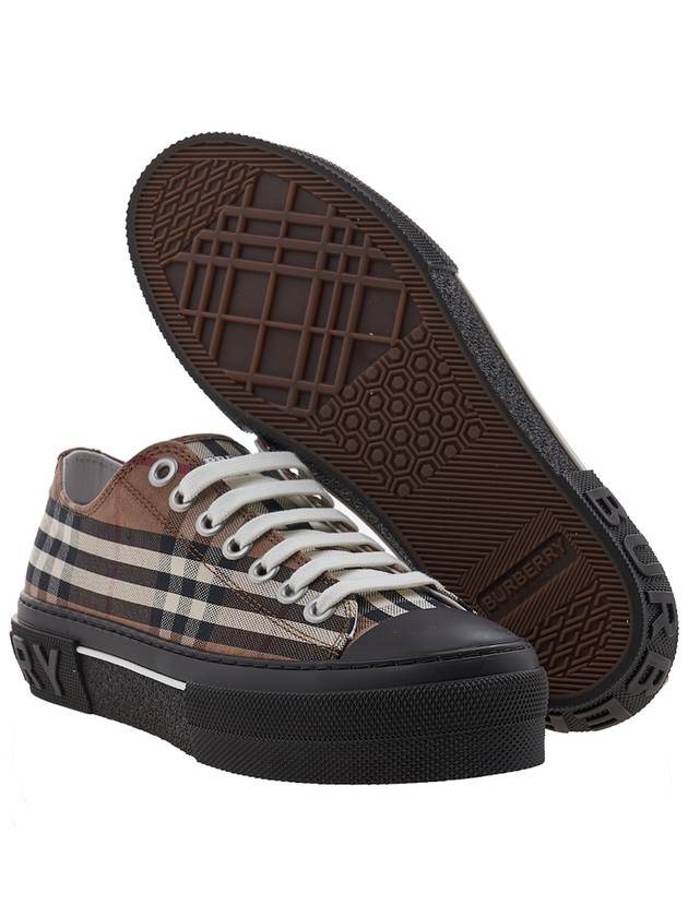 Jack Vintage Check Cotton Low-Top Sneakers Burch Brown - BURBERRY - BALAAN 6