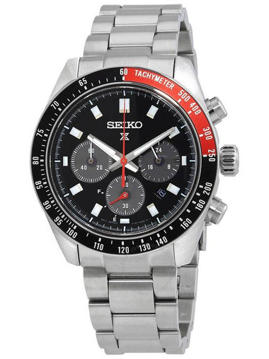 Seiko Prospex Speedtimer Chronograph GMT Black Dial Men's Watch SSC915P1 - SEIKO - BALAAN 1