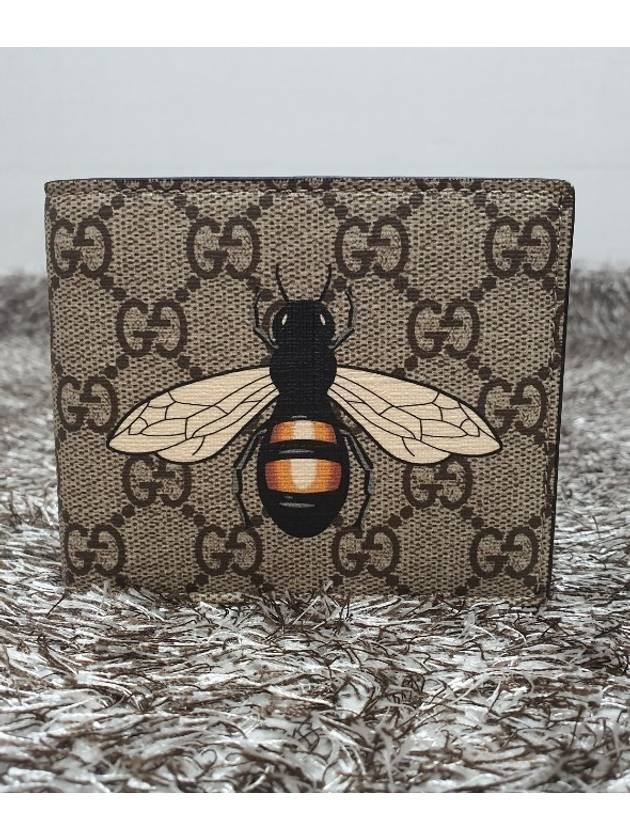 Bee GG Supreme Half Wallet - GUCCI - BALAAN 1