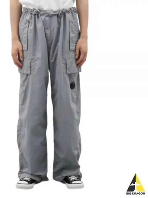 Flatt Nylon Oversized Cargo Straight Pants Grey - CP COMPANY - BALAAN 2