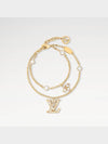 Lady LV Double Chain Bracelet Gold - LOUIS VUITTON - BALAAN 6