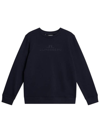 Women's Alpha Crew Neck Sweater Navy - J.LINDEBERG - BALAAN 2