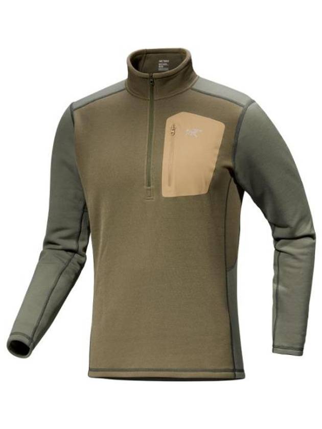 Rho Heavyweight Zip Neck Long Sleeve T-Shirt Green - ARC'TERYX - BALAAN 2