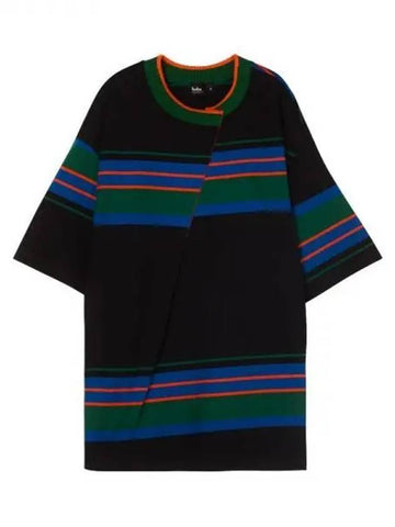 Kolor striped oversized sweat top - KOLOR - BALAAN 1