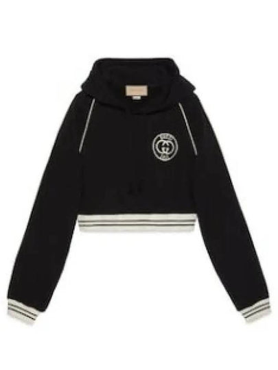 Interlocking G Hoodie Black - GUCCI - BALAAN 2