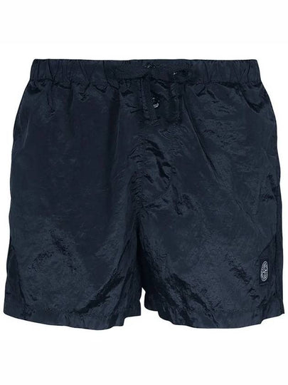 Wappen Patch Nylon Metal Swim Shorts Navy - STONE ISLAND - BALAAN 2