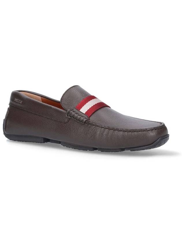 Pearce Leather Loafer Brown - BALLY - BALAAN 4