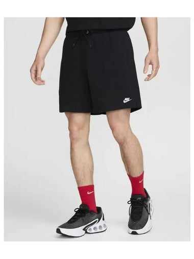 Club French Terry Flow Shorts Black - NIKE - BALAAN 1