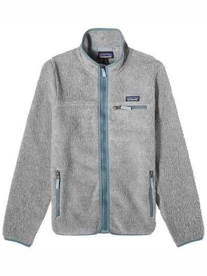 Women's Retro Pile Fleece Zip-up Jacket Salt Grey - PATAGONIA - BALAAN 2