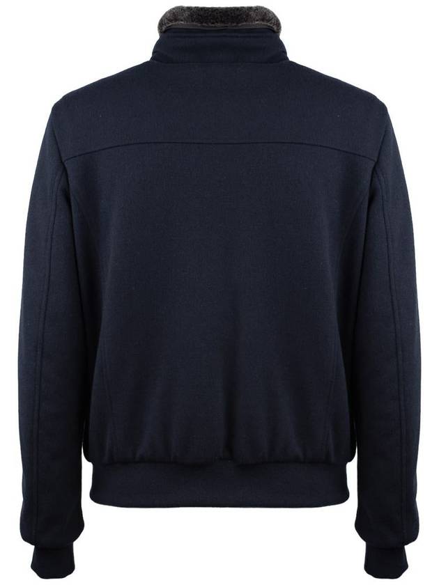 Moorer Bellati Mrw Blouson In Virgin Wool Cashmere Blend Blue - MOORER - BALAAN 2