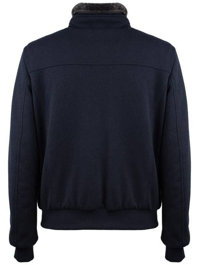 Moorer Bellati Mrw Blouson In Virgin Wool Cashmere Blend Blue - MOORER - BALAAN 2