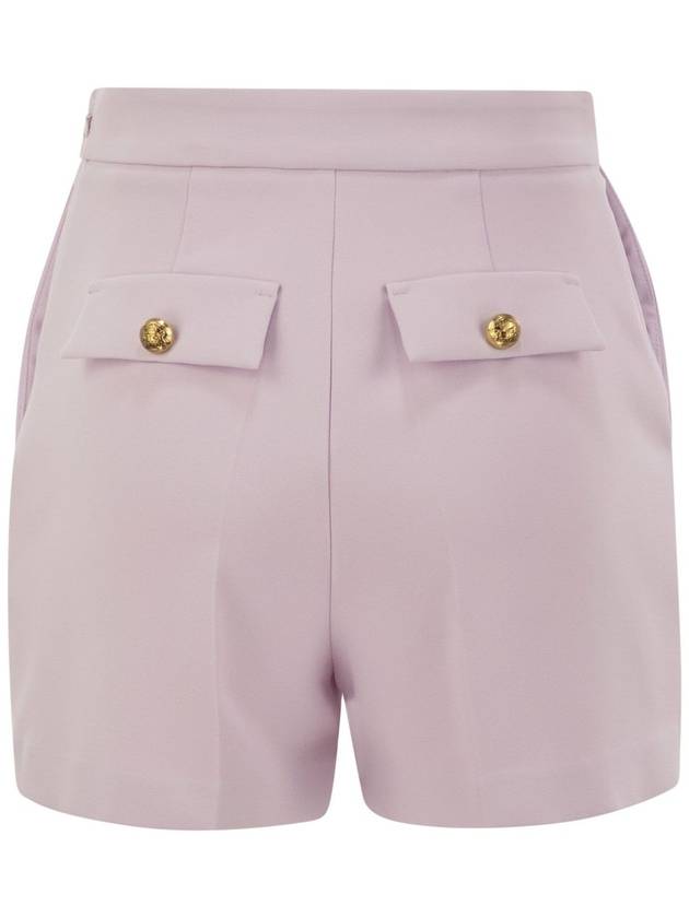 Crepe shorts with clamps and flaps - ELISABETTA FRANCHI - BALAAN 2